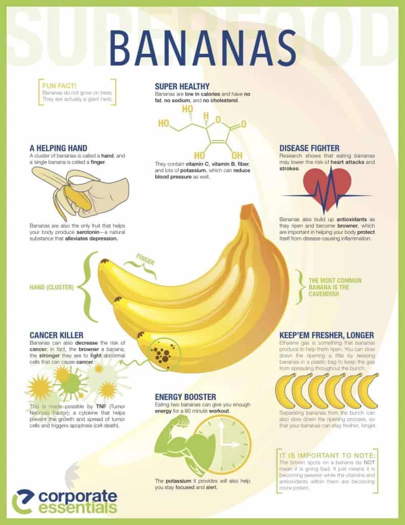 Banana Benefits Infographic