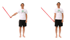 Recover the shoulder with simple stability exercises with a band