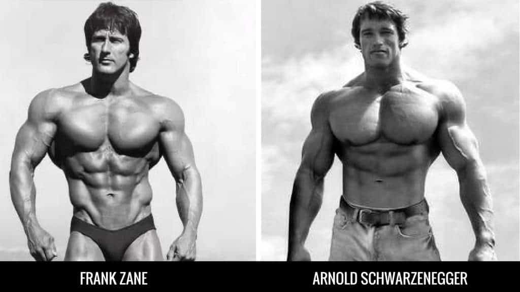Frank Zane and Arnold Schwarzenegger body types