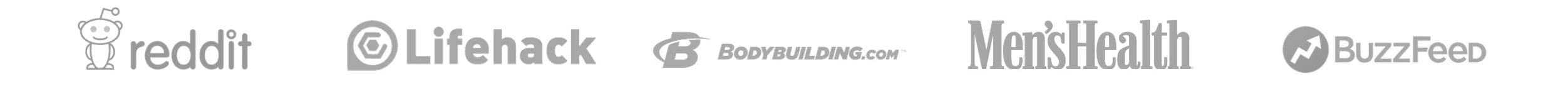 As featured on Reddit, Lifehack, Men's Health, MuscleTech